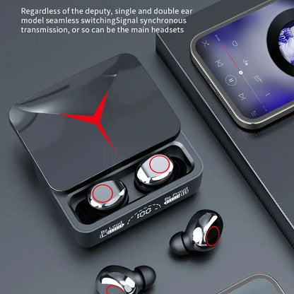 M90 Bluetooth 5.3 Earphones Wireless Headphone Touch Control Gaming Headsets TWS HIFI Stereo Noise Reduction earbuds With Mic