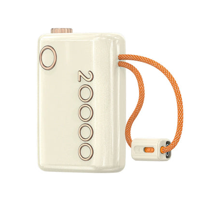 20000mAh Power Bank 66W Super Fast Charging Built in Cable Portable Hanging Small Mobile Power Bank