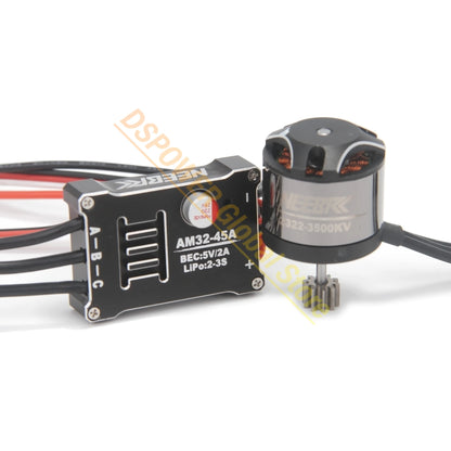 1/12 RC MN Car Upgrade Kit 2322 2600KV 3500KV Brushless Motor AM32 45A Metal ESC SM3.0/T Plug for MN82 MN99 MN168 MN78 Power Kit