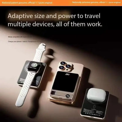 Portable Travel Power Bank For Magsafe Fast Charger PowerBank External Battery Station