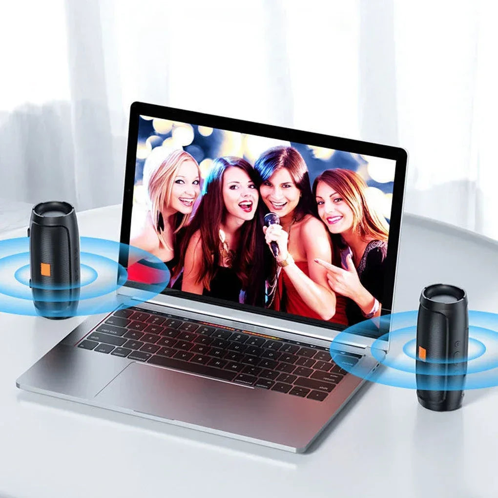 Subwoofer Bluetooth Speakers Outdoor Stereo Surround Waterproof Loudspeaker Wireless Sound Box Support FM Radio TF Card