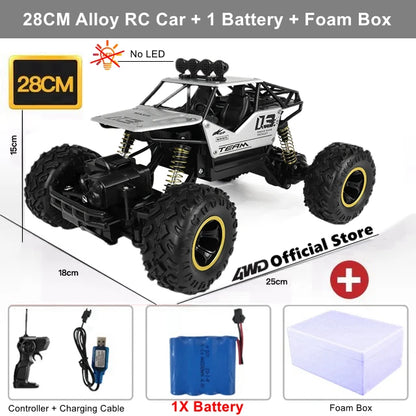 4WD Off Road RC Car  Alloy Truck Buggy 4x4 RTR Vehicle
