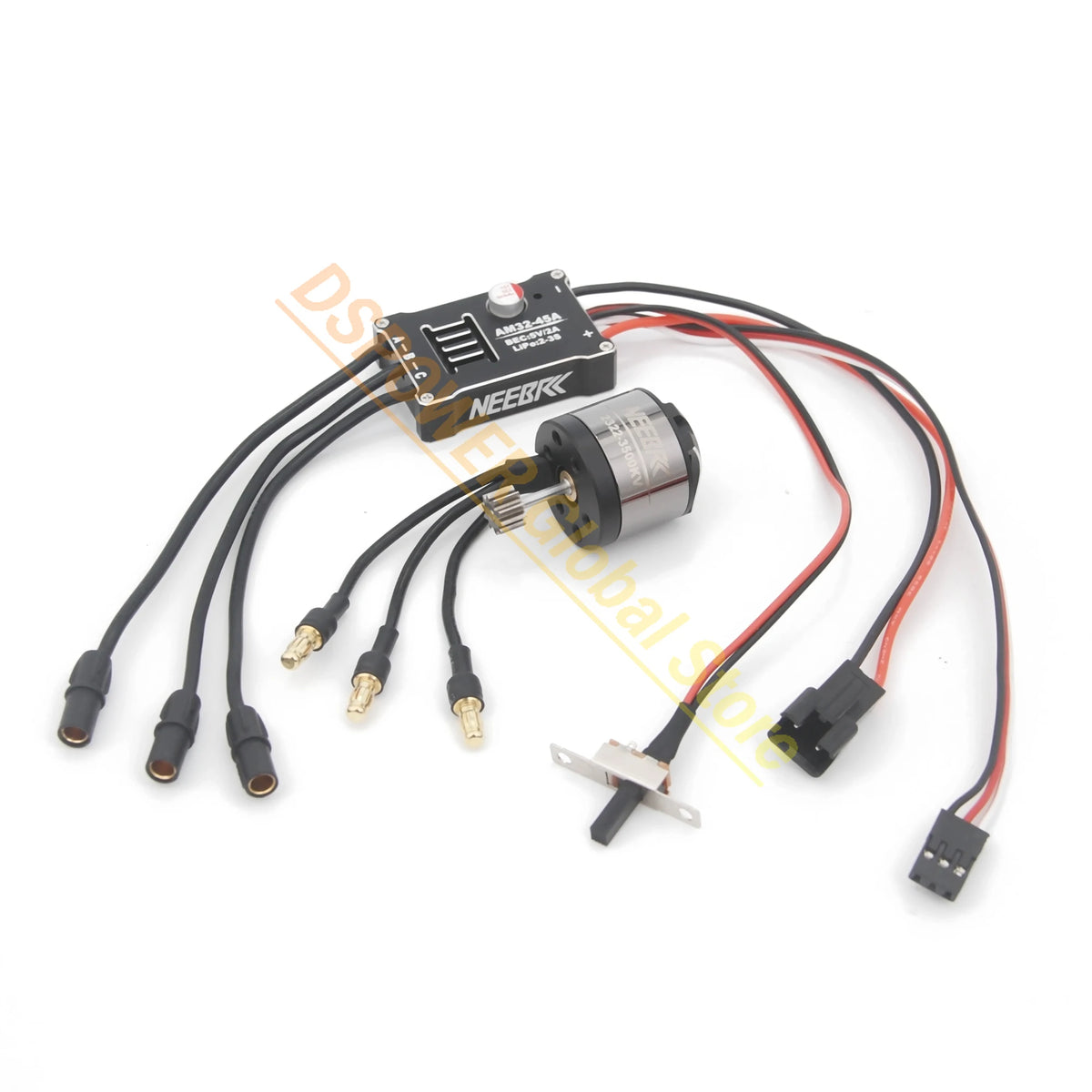 1/12 RC MN Car Upgrade Kit 2322 2600KV 3500KV Brushless Motor AM32 45A Metal ESC SM3.0/T Plug for MN82 MN99 MN168 MN78 Power Kit