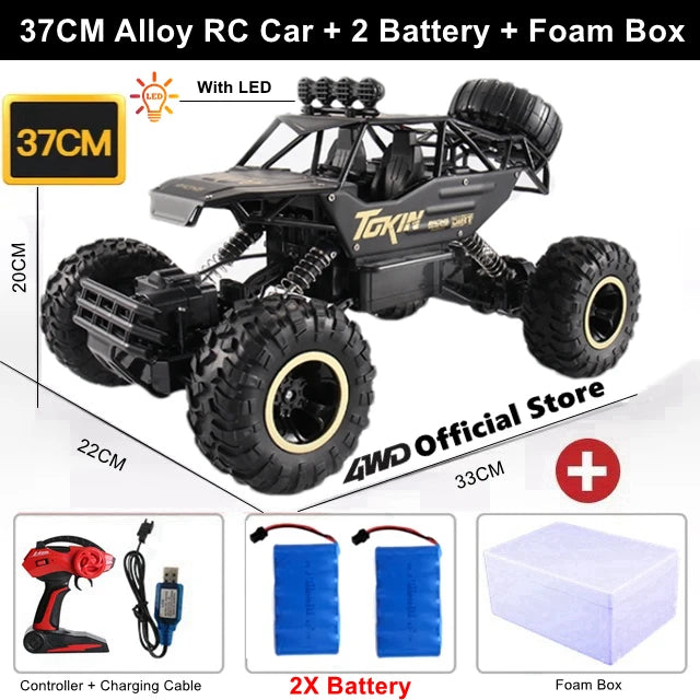 4WD Off Road RC Car  Alloy Truck Buggy 4x4 RTR Vehicle