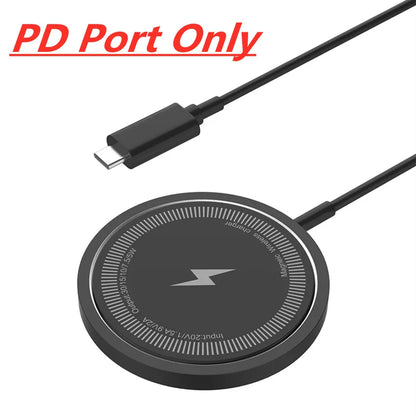 Magnetic Wireless Charger Pad USB Macsafe for iPhone 15 14 13 12 Pro Max Mini Fast Wireless Charging Dock Station Chargers