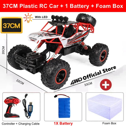 4WD Off Road RC Car  Alloy Truck Buggy 4x4 RTR Vehicle