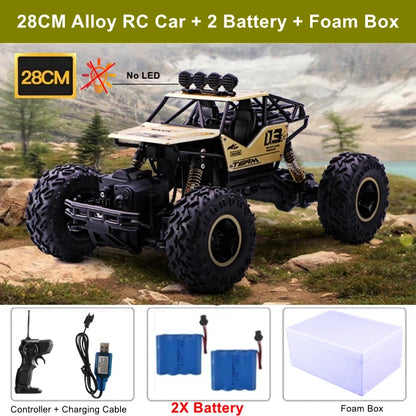 4WD Off Road RC Car  Alloy Truck Buggy 4x4 RTR Vehicle
