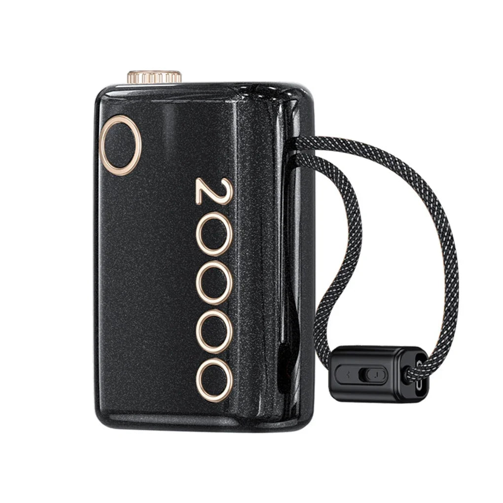 20000mAh Power Bank 66W Super Fast Charging Built in Cable Portable Hanging Small Mobile Power Bank