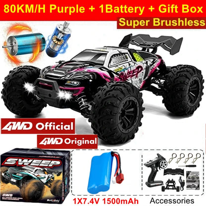 4WD Remote Control Car Off Road 4x4 RC High Speed Buggy