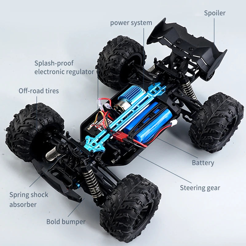 4WD RC Car 38KM/H Off-Road Electric High-Speed Drift Racing Remote Control Truck