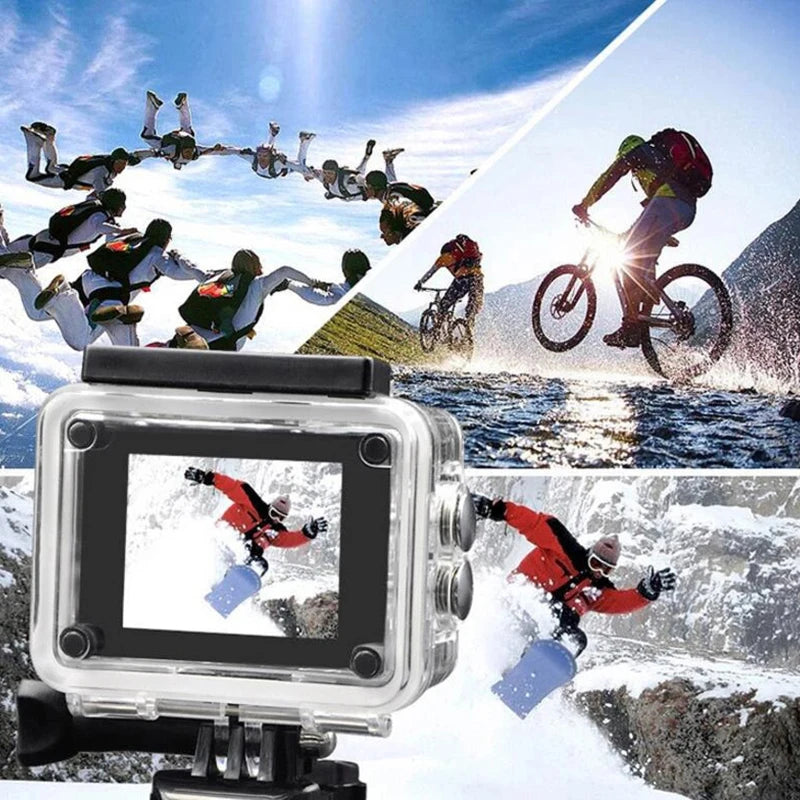 4K Professional Sport Camera Recorder WiFi 2.0 inch Underwater Waterproof Helmet Video Recording Web Cam