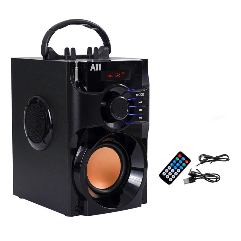 Karaoke Bluetooth Speaker Subwoofer Wireless Fm Radio 3D Stereo Sound Box Column Portable Caixa de Som Bluetooth Remote USB Mic