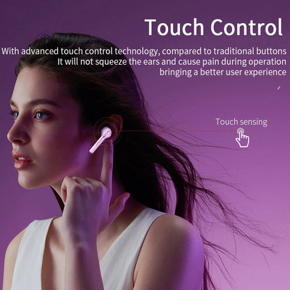 Wireless Earphones Bluetooth Headphones True Stereo Sport Game TWS Earbuds In Ear With Mic Touch