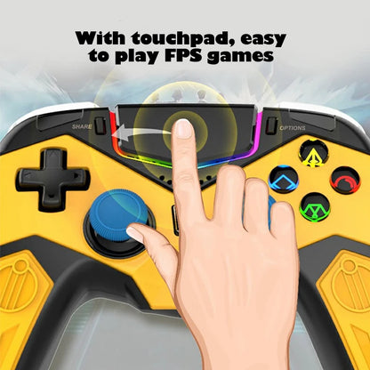 Bluetooth Game Controller Touchpad Wireless Gamepad Joystick for Playstation 4 PS4 PS3 MFi Games iOS Android Phone PC