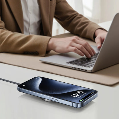 ACEFAST 15W Qi2 Wireless Magnetic Fast Charging Pad For iPhone 16/15/14/13/12 Pro Max Desktop Wireless Charger For Airpods Pro
