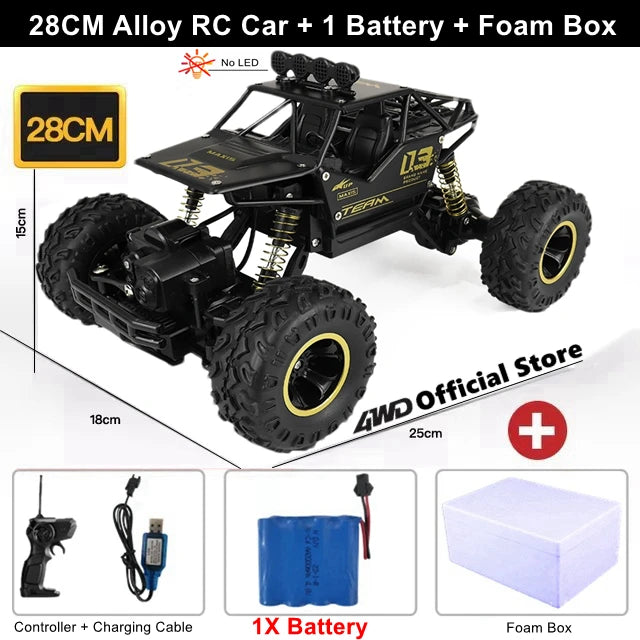 4WD Off Road RC Car  Alloy Truck Buggy 4x4 RTR Vehicle