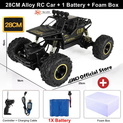4WD Off Road RC Car  Alloy Truck Buggy 4x4 RTR Vehicle