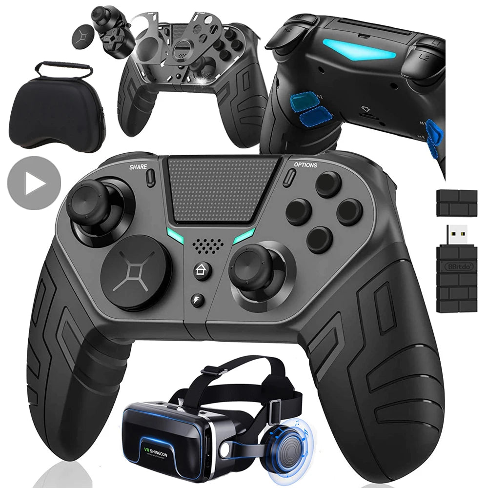 Wireless Bluetooth Joystick For PS4 PS3 PC