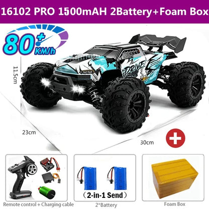 4WD RC Car 4x4 Off Road Drift Racing Cars Super Brushless High Speed Motor