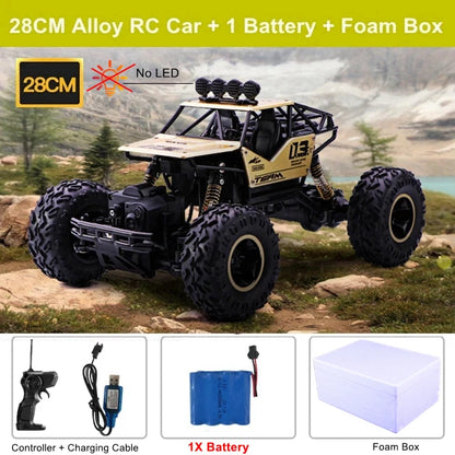 4WD Off Road RC Car  Alloy Truck Buggy 4x4 RTR Vehicle