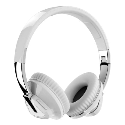 Wireless Bluetooth Headphone Over the Ear Headset High Fidelity Bass Stereo Music Gaming Foldable Headsets with AUX Cable