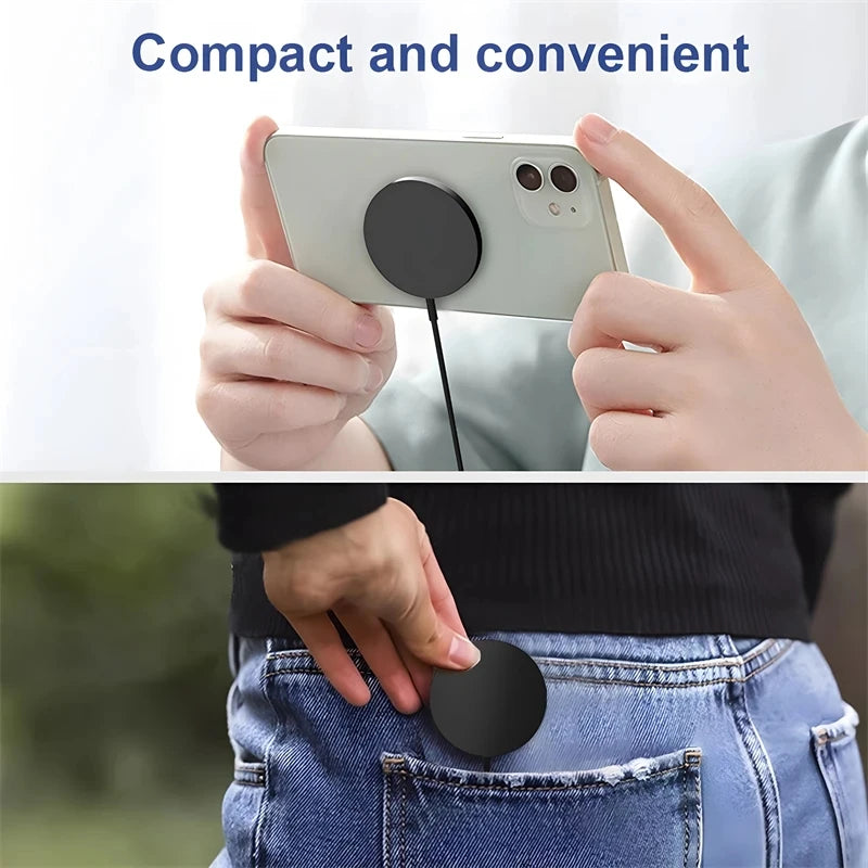 Magnetic Wireless Charger Pad USB Macsafe for iPhone 15 14 13 12 Pro Max Mini Fast Wireless Charging Dock Station Chargers