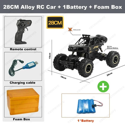 4WD RC Car 1:12 Off Road 4x4 Remote Control Cars Radio Buggy Truck