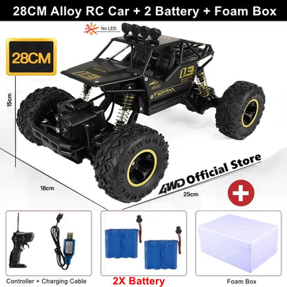 4WD Off Road RC Car  Alloy Truck Buggy 4x4 RTR Vehicle