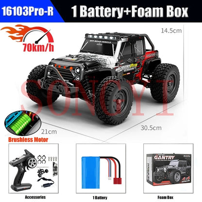 4WD RC Car 4x4 Off Road Drift Racing Cars Super Brushless High Speed Motor